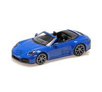 Porsche 911 (992.2) Carrera GTS Cabrio 2024 Bleu Modèle Auto 1:43 Minichamps