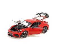 Minichamps 110062120 - Porsch. Cayman GT4 RS Red with Weissach Package 2024 - Échelle 1/18 - modèle de Voiture
