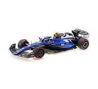 Minichamps 117231102 - Williams Racing FW45 Logan Sargeant Williams 800th GP British GP 2023 - échelle 1/18 - modèle de Voiture