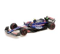 Minichamps 117240122 - Vis. Cash Vcarb 01 Yuki Tsunoda 2024 - échelle 1/18 - modèle de Voiture