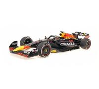 Minichamps 127222201 - Red Bul Racing RB18 Max Verstappen Winner Abu Dhabi GP World Champion 2022 with Showcase Limited Edition - echelle 1/12 - Voiture Miniature