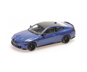 Minichamps 410020125 - B-M-W M4 Blue Metallic 2020 - echelle 1/43 - modèle de Voiture