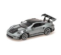 Minichamps 410062117 - Porsch. 911 (992) GT3RS Silver 2023 - échelle 1/43 - modèle de Voiture