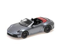 Minichamps 410064132 - Porsch. 911 (992.2) Carrer. GTS Cabriolet Grey Metallic 2024 - echelle 1/43 - modèle de Voiture