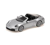 Minichamps 410064141 - Porsch. 911 (992.2) Targa 4 GTS Silver 2024 - Échelle 1/43 - Voiture miniature