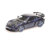 Minichamps 410069701 - Porsch. Cayman GT4 RS Blue with Blue Wheels 2021 - echelle 1/43 - modèle de Voiture