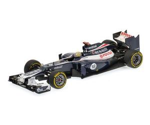 Minichamps - 410120018 - Véhicule Miniature - Modèle À L'échelle - Williams F1 Team Renault Fw34 - 2012 - Echelle 1/43
