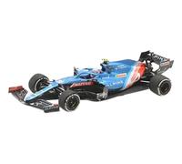 Minichamps 417211231 Alpine F1 Team A521-Esteban Ocon-Winner Hongrois GP 2021 Voiture Miniature de Collection, Multicolore