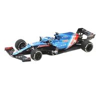 Minichamps 1/43 417212114 Alpine F1 Team A521 - Qatar Gp 2021 (F. Alonso) Diecast Modelcar-Minichamps