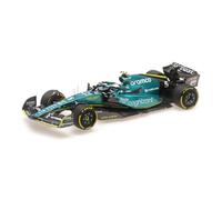 Minichamps 417222205 - Aston Martin AMR22 Sebastian Vettel Last Race Abu Dhabi GP 2022 - echelle 1/43 - modèle de Voiture