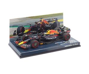 Minichamps 447222501 Compatible avec Max Verstappen Oracle Red Bull Racing RB18 Formule 1 Vainqueur Espagne GP 2022 Édition limitée 1:43