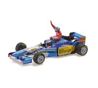 Minichamps 510950601 - Benetto. B195 Michael Schumacher Canadian GP 1995 with Figurine Alesi - echelle 1/18 - modèle de Voiture