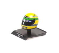 Minichamps 540388512 Casque 1:10 Ayrton Senna-1985 Voiture Miniature de Collection, Multicolore