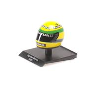 Minichamps 540388712 Casque 1:10 Ayrton Senna-1987 Voiture Miniature de Collection, Multicolore