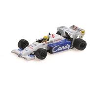 Minichamps 540843399 - Toleman Hart TG184 Ayrton Senna 2nd Place Monaco GP 1984 Dirty Version - échelle 1/43 - modèle de Voiture