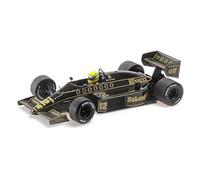 Minichamps 540863812 - Lotus Renaul. 98T Ayrton Senna 1986 Dirty Version 30th Anniversary Collection - echelle 1/18 - modèle de Voiture