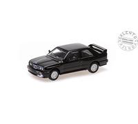 Minichamps 870020220 - 1:87 H0 Voiture BMW M3 E30 1986 Noire
