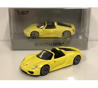 Minichamps 870062131 Porsche 918 Spyder 2013 Jaune 1:87 Echelle