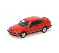 Saab 900, turbo 16S coupé, rouge, 1995 - Minichamps 870170124 - 1/87