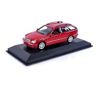 Minichamps 940030111 - Mercede. Ben. C-Class T-Model (S203) Red 2001 - échelle 1/43 - modèle de Collection