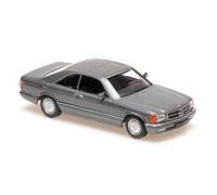 Minichamps 940035122 - Mercede. Ben. 560 Sec (C126) Grey Metallic 1980 - echelle 1/43 - modèle de Voiture