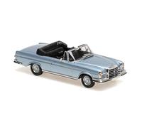 Minichamps 940038131 Mercede. Ben. 280 Se 3.5 Cabriolet (W 111) Blue 1970 - échelle 1/43 - modèle de Voiture