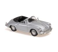 Minichamps Modèle réduit Porsche 356 C Cabriolet 1965 argent Échelle 1/43