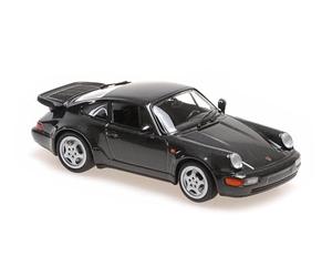 Minichamps 940069106 - Porsch. 911 Turbo (964) Black Perl 1990 - Scala 1/43 - modèle de Voiture