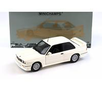 Minichamps BMW M3 E30 Street Coupe 1987 Blanc 1:18 Métal
