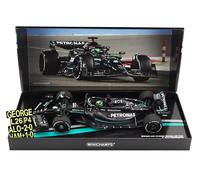 MINICHAMPS DE VOITURE STATIQUE MERCEDES GP F1 W14 RUSSELL BAHRAIN 2023 1/18