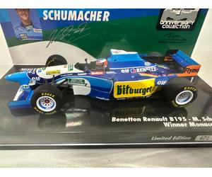 Minichamps F1 WC Benetton Ford B195 M. Schumacher Monaco 95 1/43 517950501 0225