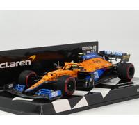 Minichamps McLaren MCL35M #4 Lando Norris Pole GP De Russie 2021 1/43 537215904