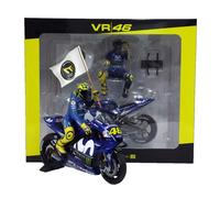 MINICHAMPS Rossi 1:12 Moto YAMAHA GP Catalunya 2018 Avec Pilote Diecast