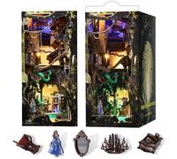 MiniCity Alice dans Le Terrier, Book Nook Kit, Puzzle 3D en Bois avec LED