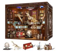 MiniCity Beyond Library, Book Nook à Construire, Maquette en Bois avec LED