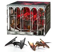 MiniCity Château des Braises Book Nook, Maquette Miniature en Bois avec LED