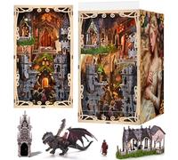 MiniCity Kit Book Nook, Maison de poupée Miniature à Faire soi-même, Coin de Livre, kit de Sommeil beauté