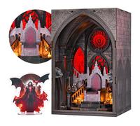 MiniCity Kit Book Nook - Maison miniature DIY pour adultes, puzzle en bois 3D à l'échelle pour femmes amateurs de puzzle (Throne of Blood)