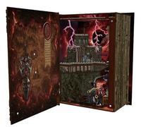 MiniCity Kit Livre Nook DIY, Maison de Poupée Miniature, Décoration d’Étagère, Maquette de Maison Livre avec Lumières LED (The Sword of Fire)