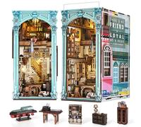 MiniCity Maison Hemingway Kit Book Nook DIY, Puzzle 3D en Bois avec LED