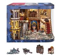 MiniCity Napoléon Kit Book Nook DIY, Puzzle 3D en Bois avec éclairage LED