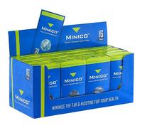 Minico Boîte Filtres à Cigarettes, 8 mm, Élimine Goudron & Produits Chimiques, Compatible Regular & King Size - 16 Packs x 30 pcs