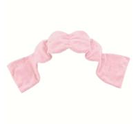 Minicoco Masque de sommeil lesté pour les yeux relaxant rose avec perles de verre, tissu doux pour femme, utilisation double face, masque de sommeil réglable pour la détente à la maison, au bureau
