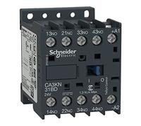 Schneider Electric Relais auxiliaire CA3KN31BD Minicontacteur 3NO+1NC 24 V DC