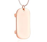 Minicremation Bijou de crémation pour cendres de casquette de baseball - Collier pour cendres de vos proches - Pendentif souvenir - Cadeau commémoratif pour homme et femme - Acier inoxydable - Sans