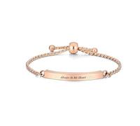 Minicremation Bracelet funéraire pour cendres en acier inoxydable - Réglable - Kit de remplissage gratuit, 25 cm, Acier inoxydable, Pas de gemme
