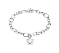 Minicremation Bracelet urne en forme d'étoile en acier inoxydable pour cendres d'animaux de compagnie ou humains, 8.66, Acier inoxydable, Pas de gemme