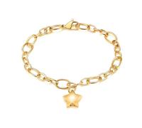 Minicremation Bracelet urne en forme d'étoile en acier inoxydable pour cendres d'animaux de compagnie ou humains, 8.66, Acier inoxydable, Pas de gemme