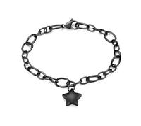 Minicremation Bracelet urne en forme d'étoile en acier inoxydable pour cendres d'animaux de compagnie ou humains, 8.66, Acier inoxydable, Pas de gemme