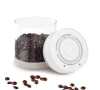 Minidiva Récipient de conservation sous vide pour voiture, pas besoin de pompe, avec détection automatique des grains de café, des feuilles de thé, avec affichage de la date, 600 ml